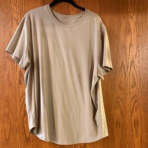 Lululemon Athletica Love Curved Hem Taupe Top